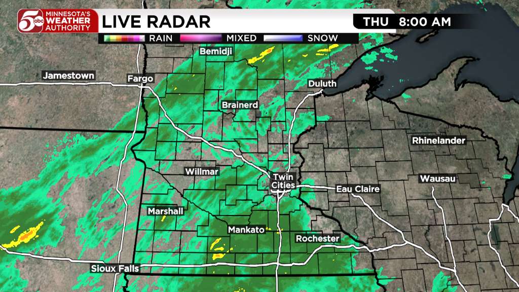 Thursday weather: Cool and wet day ahead — KSTP 5, Shorewood Community news