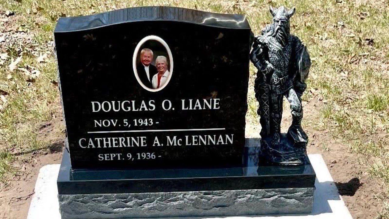 Minnesota couple seeking stolen Viking statue taken from Garrison Cemetery headstone — KSTP 5, Shorewood Community news