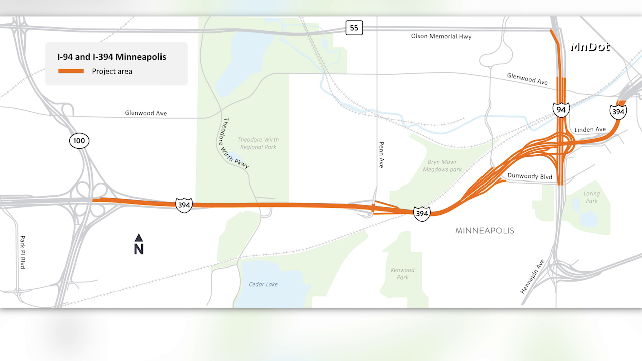 Eastbound I-394 in Minneapolis closing all weekend for highway repairs — KSTP 5, Shorewood Business news
