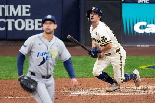 Frelick, Pratt lift Brewers to 5-4 comeback win over Rays and 2-0 World Series lead — KSTP 5, Shorewood Sports news