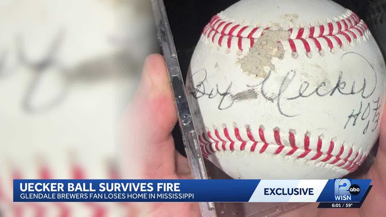 Cherished baseball signed by Bob Uecker survives Mississippi fire — WISN 12 Milwaukee, Shorewood Community news