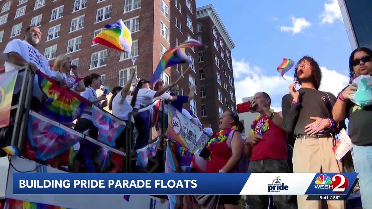 Inside the Central Florida workshop helping create floats for Come Out With Pride — WESH 2 Orlando, Shorewood Business news