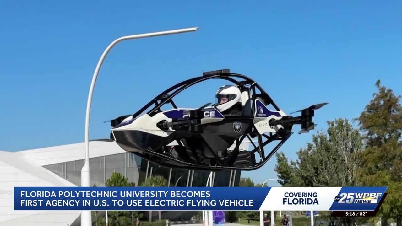Florida Polytechnic University develops electric flying vehicle for police emergencies — WPBF West Palm Beach, Shorewood Community news
