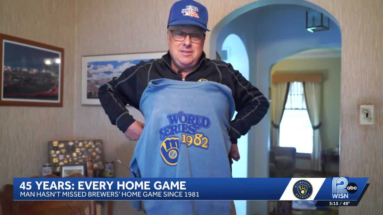 He hasn't missed a game since 1981, now he's hoping for a World Series win — WISN 12 Milwaukee, Shorewood Sports news