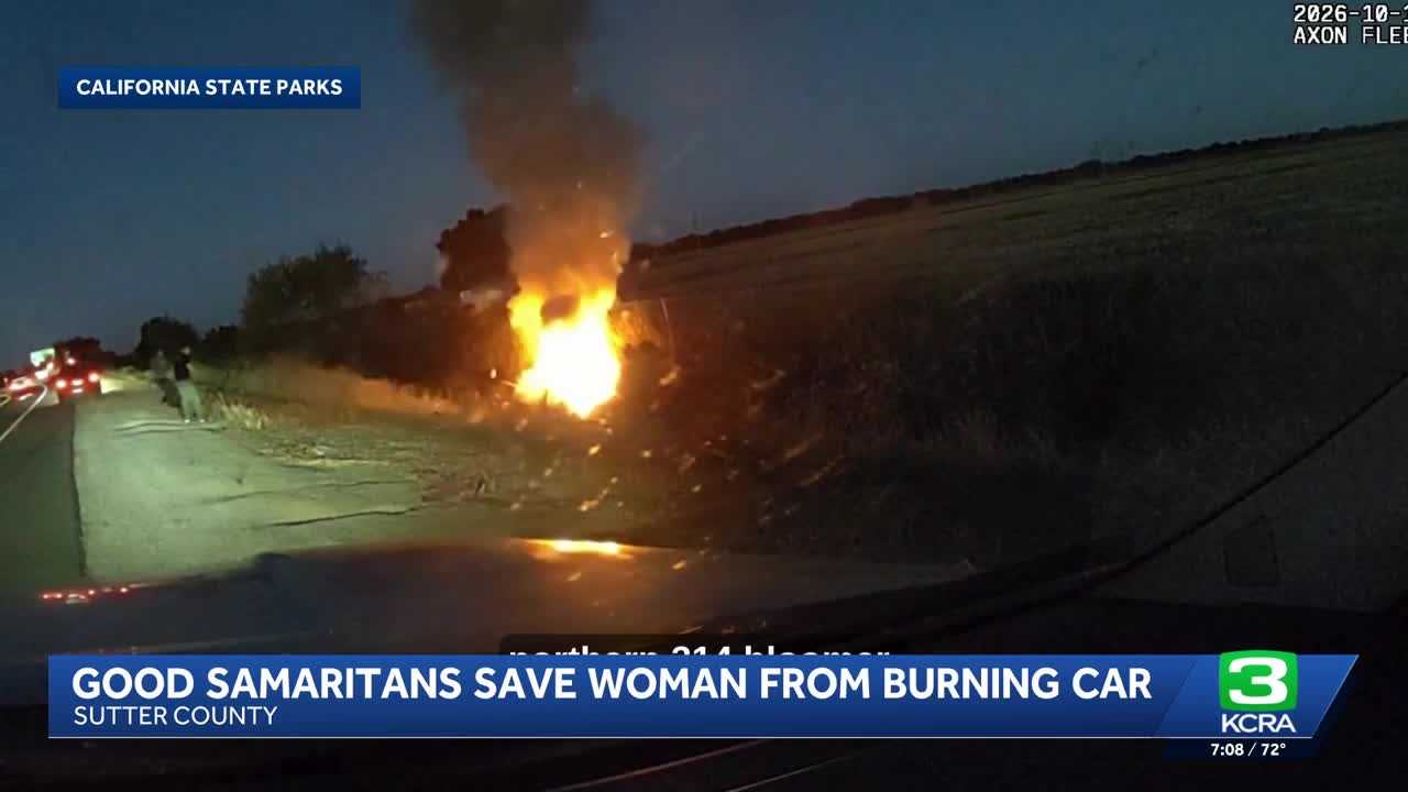 Officers rescue woman from burning car — WESH 2 Orlando, Shorewood Community news