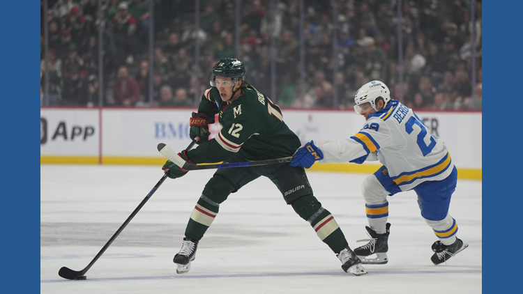 Matt Boldy has 5th career hat trick and Wild beat Blues 5-4 — KARE 11 Sports, Shorewood Sports news