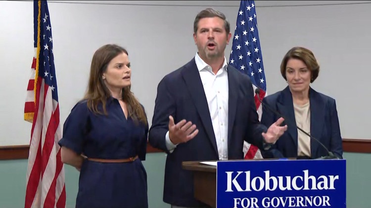 Parents of Harper Moyski backing Amy Klobuchar for governor — KARE 11 Local, Shorewood Community news