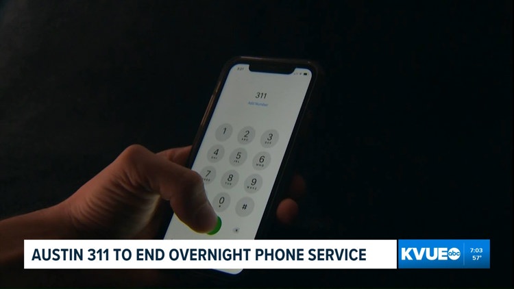 Austin 311 non-emergency call center to close overnight service starting Nov. 1 — KVUE (Austin), Shorewood Community news
