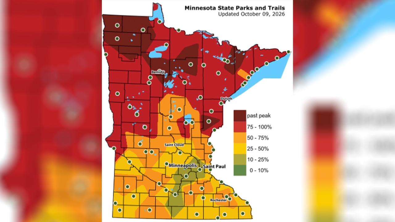 Map: Fall colors peaking across northern Minnesota — FOX 9, Shorewood Community news
